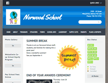 Tablet Screenshot of norwoodschool.ca